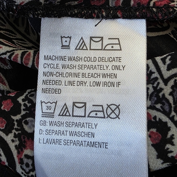 Belle by Kim Gravel Printed Chiffon Cardigan with Embroidery - Picture 11 of 13